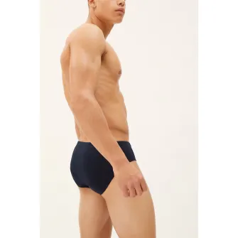 Marks  Spencer, Set de chiloti de bumbac - 5 perechi, Albastru prafuit, Gri inchis, Bleumarin, L