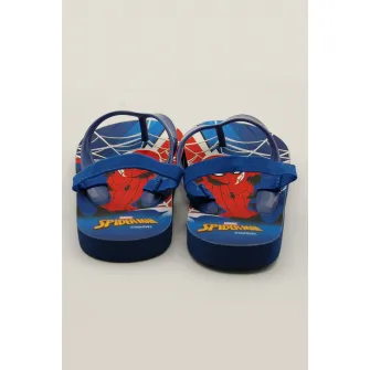 Marvel, Papuci flip-flop cu banda elastica, Albastru marin, 33 EU