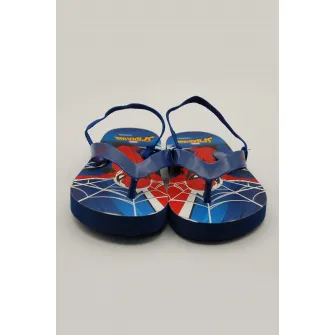 Marvel, Papuci flip-flop cu banda elastica, Albastru marin, 33 EU