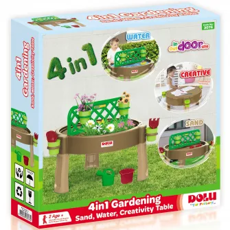Masa de activitati Dolu 4 in 1 - Gardening