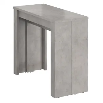 Masa extensibila Kring Mateo, L39-193 / H 75 / A 91 cm, culoare optica beton