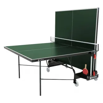 Masa tenis Sponeta S1-72e, Exterior, pliabila, cu fileu, verde, 4mm