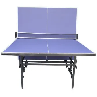 Masa tenis TECHFIT 18mm, set 2 palete incluse, interior, pliabila, albastra