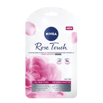 Masca de ochi Nivea Rose, 1 pereche