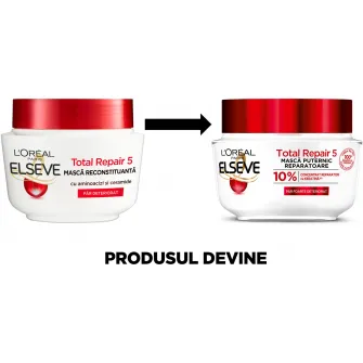 Masca de par LOreal Paris Elseve Total Repair 5 pentru par deteriorat, 300 ml