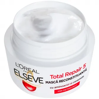 Masca de par LOreal Paris Elseve Total Repair 5 pentru par deteriorat, 300 ml