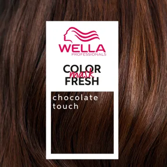 Masca de par nuantatoare Wella Professionals Color Fresh Mask Chocolate Touch pentru par saten, 150 ml