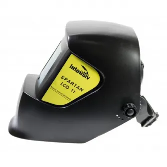 Masca de sudura Intensiv SPARTAN 11, 2 senzori, 90x32 mm, display cristale lichide, clasa optica 1/2/1/2