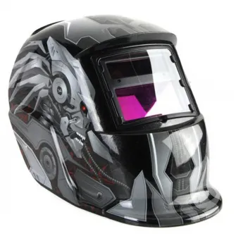 Masca de sudura Intensiv TRANSFORMERS 9-13, 2 senzori, 92x42 mm, display cristale lichide, incarcare solara + baterii