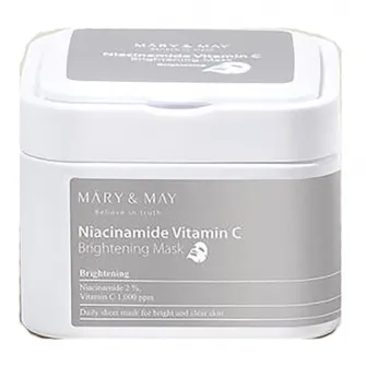 Masca servetel Niacinamide Brightening [30 buc], 400ml, Mary and May