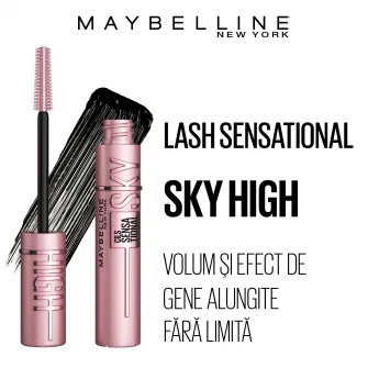 Mascara Maybelline New York Lash Sensational Sky High, Black, 7.2 ml