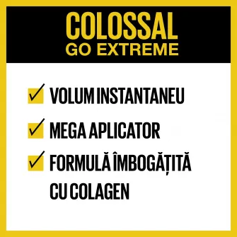 Mascara Maybelline New York Volum Express The Colossal Go Extreme Volume Very Black, 9.5 ml