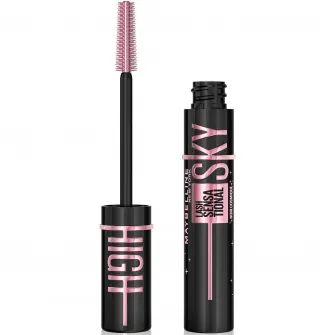 Mascara pentru alungire si volum Maybelline New York Lash Sensational Sky High Cosmic Black, 7.2 ml