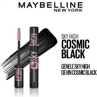 Mascara pentru alungire si volum Maybelline New York Lash Sensational Sky High Cosmic Black, 7.2 ml