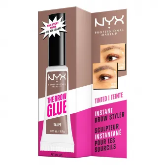 Mascara pentru fixarea sprancenelor NYX Brow Glue Stick, Taupe, 5 g