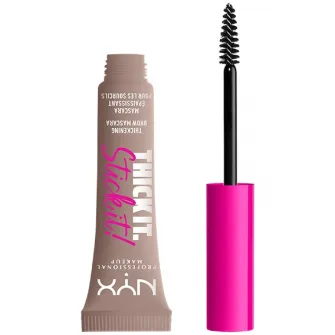 Mascara pentru sprancene NYX PM Thick it Stick It 2 Cool Blonde, 7 ml