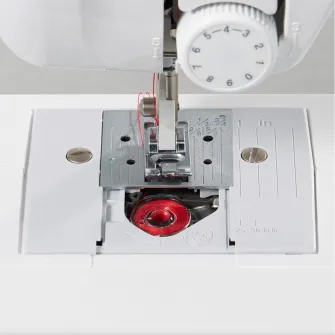 Masina de cusut Brother X14S, 71 W, 850 cusaturi/minut, 14 programe de coasere, Lumina, Selectare facila programe, Control viteza coasere, Alb/Albastru