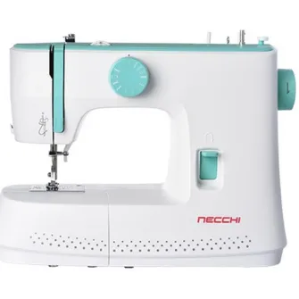 Masina de cusut NECCHI M108A, 8 cusaturi utilitare si decorative, butoniere in 4 trepte, sistem vertical de bobina cu incarcare frontala