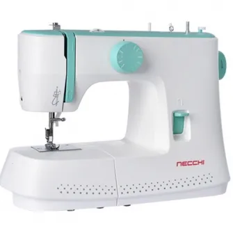 Masina de cusut NECCHI M108A, 8 cusaturi utilitare si decorative, butoniere in 4 trepte, sistem vertical de bobina cu incarcare frontala
