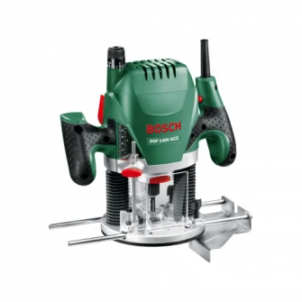 Masina de frezat Bosch POF 1400, 1400 W, 28000 RPM + set de cutite cadou