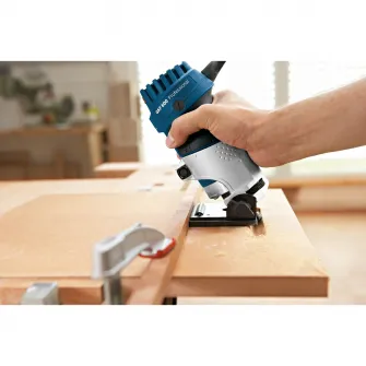 Masina de frezat Bosch Professional GKF 600, 600W, 33000rot/min, valiza plastic