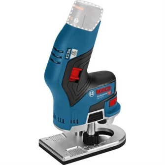 Masina de frezat muchii pe acumulator Bosch Professional GKF 12V-8, 12 V, 13.000 RPM, 6/8 mm diamtru clema prindere + cheie fixa + bucsa elastica
