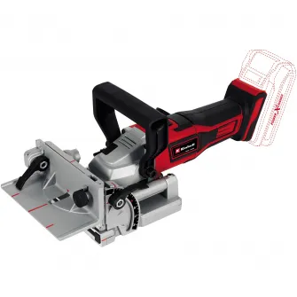 Masina de frezat pentru dibluri din lemn/biscuitor pe acumulator Einhell TE-BJ 18 Li - Solo, 18 V, 6500 RPM, 20 mm adancime, fara acumulator/incarcator