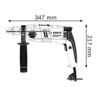 Masina de gaurit (bormasina) cu percutie Bosch Professional GSB 18-2 RE, 800 W, 3000 RPM, 4.8 Nm