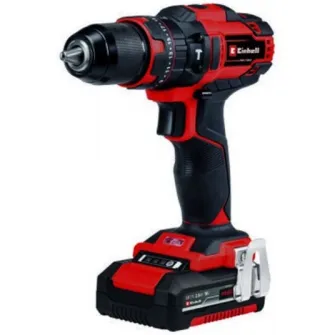 Masina de gaurit si insurubat (bormasina) cu impact pe acumulator Einhell TE-CD 18/40 Li-i +64, 18 V, tehnologia PXC, 1500 RPM, 24.000 percutii/min, 40 Nm, 10 mm mandrina, 2 acumulatori, incarcator