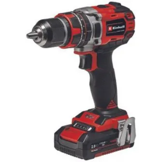 Masina de gaurit si insurubat (bormasina) cu impact pe acumulator Einhell TE-CD 18/50 Li-i BL, 18 V, tehnologie PXC, motor fara perii, 13 mm mandrina, 28.800 percutii/min, 50 Nm, 2 acumulatori, incarcator