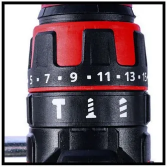 Masina de gaurit si insurubat (bormasina) cu impact pe acumulator Einhell TE-CD 18/48 Li-I, 18 V, tehnologia PXC, 1500 RPM, 24.000 percutii/min, 48 Nm, 13 mm mandrina, 2 acumulatori, incarcator