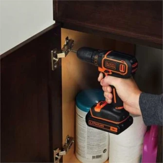 Masina de gaurit si insurubat (bormasina) pe acumulator Black&Decker BDCDC18B, 18 V, 30 Nm, 650 RPM, acumulator, incarcator