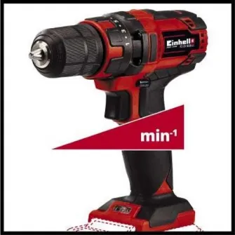 Masina de gaurit si insurubat (bormasina) pe acumulator Einhell TC-CD 18/35 Li - Solo, 18 V, tehnologia PXC, 550 RPM, 35 Nm, fara acumulator/incarcator