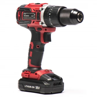 Masina de gaurit si insurubat brushless (bormasina) cu percutie, cu acumulator 18V 2.0Ah Li-Ion Steinhaus, PRO-CD18MX, 58Nm, 2 trepte 400/1800 RPM, mandrina metalica 13mm, 13 accesorii, cutie plastic