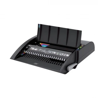 Masina de legat GBC CombBind C210E, electrica, pentru spire din plastic, 20 coli, negru