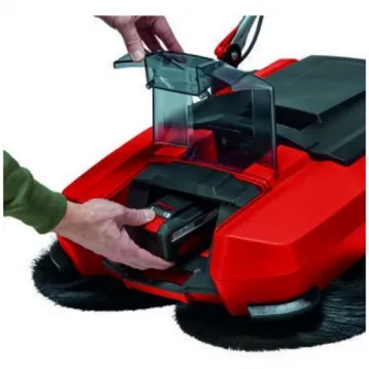 Masina de maturat pe acumulator Einhell TE-SW 18/610 Li-Solo, 18 V, tehnologie PXC, 20 l capacitate vas, 610 mm latime lucru, 1800 m²/h capacitate maturare, fara acumulator/incarcator