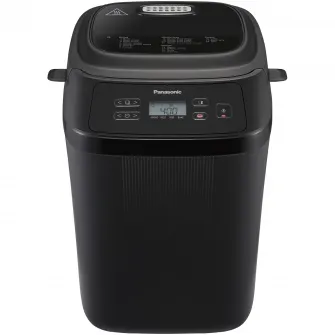Masina de paine compacta Panasonic SD-PN100KXE, display LCD, 18 programe (4 programe fara gluten), negru