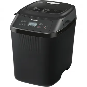 Masina de paine compacta Panasonic SD-PN100KXE, display LCD, 18 programe (4 programe fara gluten), negru