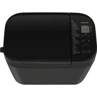Masina de paine Panasonic SD-R2530KXE, Display LCD, 30 programe (4 programe fara gluten), Negru
