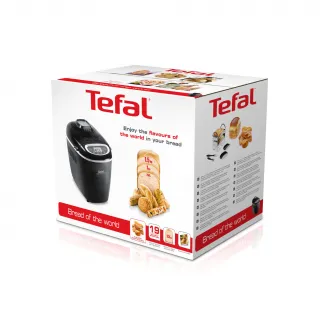 Хлебопечка Tefal Bread of the World PF6118, 1600 Вт, 1500 г, 19 программ, Черный