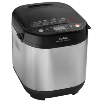 Masina de paine Tefal Pain  Délices PF240, 700 W, 1000 g, 20 programe, Negru/Argintiu