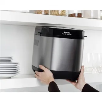 Masina de paine Tefal Pain  Délices PF240, 700 W, 1000 g, 20 programe, Negru/Argintiu