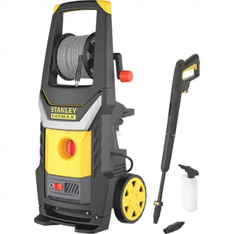 Masina de spalat cu presiune Stanley Fatmax, 2.0 kW, 140 bar, 440 L/H, accesorii incluse: lance, pistol, bidon detergent, furtun 8 m