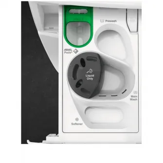 Masina de spalat rufe AEG LFR73964VE, 9 kg, 1600 rpm, Clasa A, Tehnologie ProSense + ProSteam, Motor EcoInverter cu magnet permanent, Furtun alimentare AquaControl, Alb