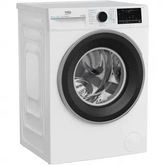 Masina de spalat rufe Beko B3WFU49415WBES, 9 kg, Clasa A, 1400 RPM, SteamCure, Iron Fast, Alb