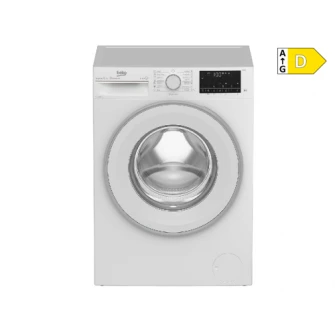 Masina de spalat rufe Beko B3WFU7704WB, 7 kg, 1000 RPM, Clasa D, Recycled Tub, Motor ProSmart™ Inverter, AddXtra, Hygiene+ cu SteamCure™, AutoClean Detergent Drawer, Fast+, Alb