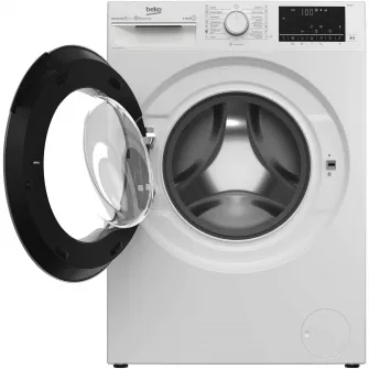 Masina de spalat rufe Beko B3WFU7704WB, 7 kg, 1000 RPM, Clasa D, Recycled Tub, Motor ProSmart™ Inverter, AddXtra, Hygiene+ cu SteamCure™, AutoClean Detergent Drawer, Fast+, Alb