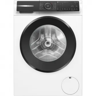 Masina de spalat rufe Bosch WGH24400BY, 9 kg, 1400 RPM, Touch control, EcoSilence Drive, Iron Assist, Home Connect, Added steam, Clasa A, 60 cm, Alb