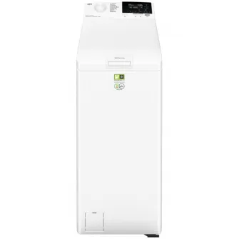 Masina de spalat rufe cu incarcare verticala AEG Ecoline LTR6G363E, 6 kg, 1300 RPM, Clasa A, Tehnologie ProSense, SoftOpening, Time Save, Rapid 20 min, Motor Inverter, Alb