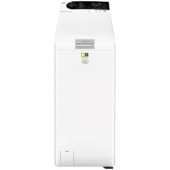 Masina de spalat rufe cu incarcare verticala AEG Ecoline LTR8E373E, 7 kg, 1300 RPM, Clasa A, Tehnologie Okomix + ProSteam + ProSense, Motor Inverter, Rapid 20 min, Alb